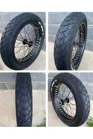Obor Escort E-fat Bike Zırhlı Dış Lastik 20x4.0 3 Mm Zırh Siyah