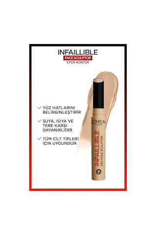 L'oréal Paris Infaillible Face Sculpter Stick Kontür - Fair 30188372-10992