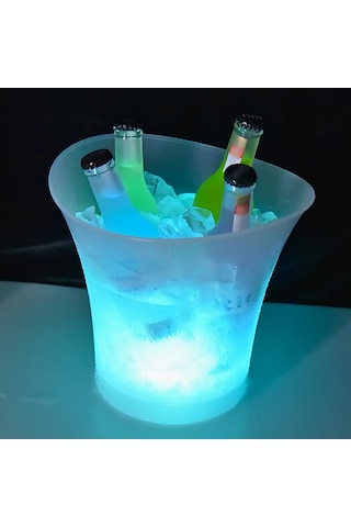 Neoglint 5l Yüksek Kapasiteli Led Işık Lamba Buz Kova Eğrisi Beyaz