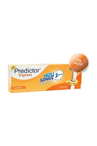 Predictor Express Hızlı Sonuç Gebelik Testi 1 Test x 3 Paket