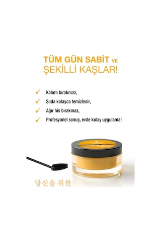Kaş Sabitleyici Wax Macadamia Yağı & E Vitaminli