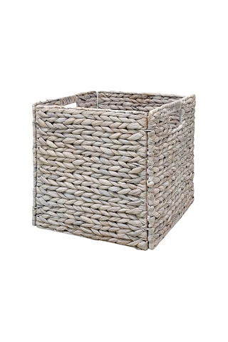 Eskitme Beyaz Dekoratif Kutu 30x30x30 Cm Çok Renkli