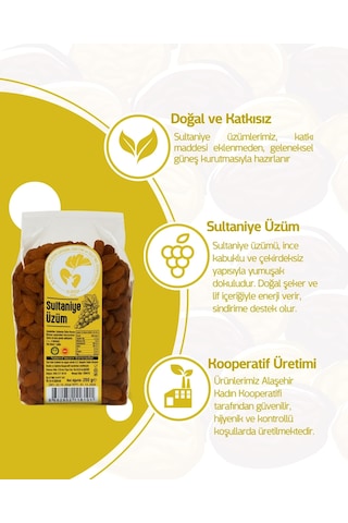 Alaşehir Kadın Kooperatifi Sultaniye Kuru Üzüm 250 G