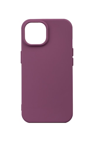 Apple Uyumlu iPhone 15 Plus Kılıf Zore Biye Silikon-mor Mor