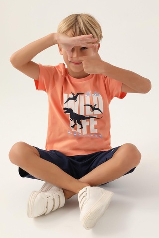 Roly Poly 3365 The Last Erkek Çocuk Kapri Takım Şeftalı