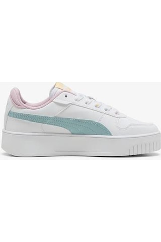 Puma 400884 01 Carina Street Lacey Jr Kadın Sneaker Ayakkabı Beyaz Yeşil 36-40 Beyaz - Yeşil