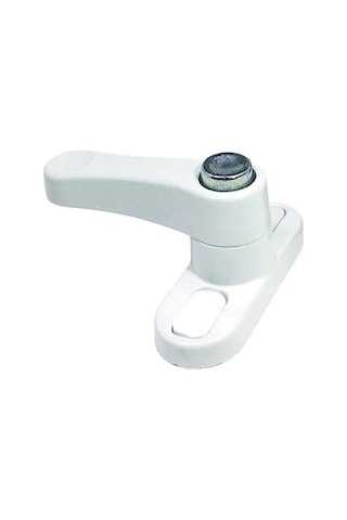 Pvc Kap Pencere Çocuk Emniyet Güvenlik Kilidi Düğmeli Metal-beyaz