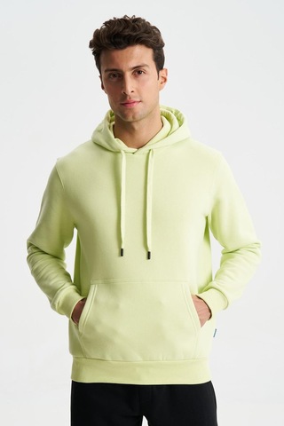 AR-MA Arma Şık Erkek Regular Fit Basic 3 İplik Şardonlu Kanguru Cepli Kapüşonlu Sweatshirt 001