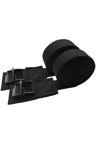 Homyl 2 Paket Bağlama Askıları Cırcırlı Kemer Bagaj 300cm X 2.5cm