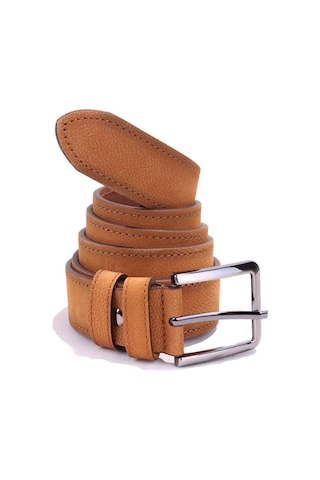 Dagoster DMK26-464DG Taba 4 CM Hakiki Deri Erkek Kemer Taba