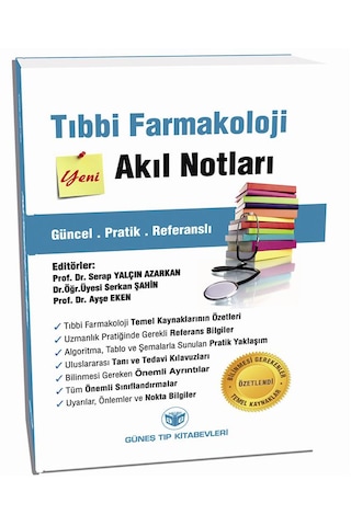 Tıbbi Farmakoloji Akıl Notları