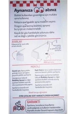 Kask ve Gözlük İçin Uyumlu Pleksi Ayna