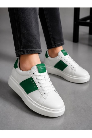 Lufian 121230055 Luna Deri Unisex Sneaker Ayakkabı Yeşil