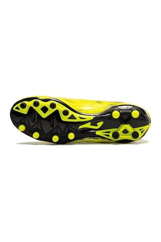 Joma Supercopa 2309 Lemon Fluor Black Fırm Ground Krampon Ve Halı Saha Ayakkabısı Sarı