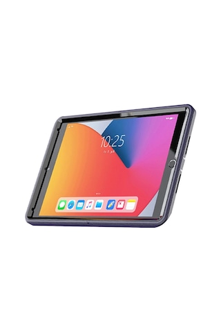 Apple İpad 10.2 7.nesil Kılıf Hand Strap Tablet Kılıfı - Lacivert Arka Kapak