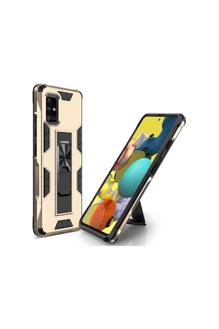 Samsung Uyumlu Galaxy A71 Kilif Miknatisli Zirhli Korumali Silikon Kapak 466792173