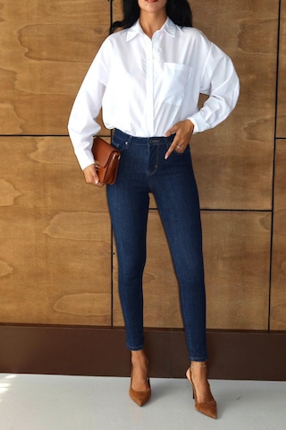 Lacarino 7278 Mira Kadın Jean Pantolon Dark Blue