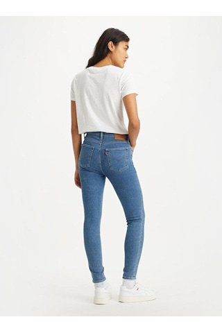 Levi's 721 High Rise Skinny Kadın Jean Pantolon - Beach Break Stone-4310 Med İndigo - Flat Finish