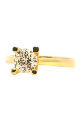 Cigold Tektaş Yüzük 14 Ayar Altın 1.60 Gr Oa-c11701029205 Renkli