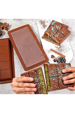 Dubai Çikolatası Kalıbı Çikolata Kalıbı Bpa Free Çok Renkli