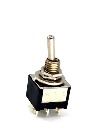 Mini Toggle Switch 1-0 Metal Anahtar 6 Pin 12v - 220v
