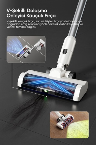 Uwant V500 Dikey Şarjlı Süpürge