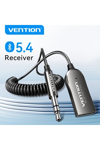 Vention Bluetooth 5.4 Süper Hızlı Aux 3.5 Mm Araç Kiti Son Nesil