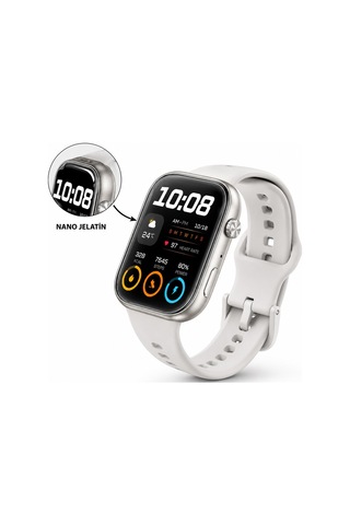 Honor Choice Watch 2ı Uyumlu 3 Adet Şeffaf Ultra Koruyucu Nano Jelatin