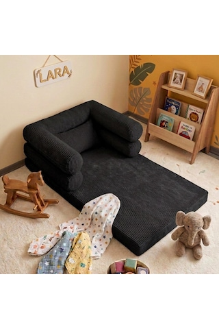 Miniwood Montessori Yatak Oyun Alanlı Bebek Yer Yatağı Sünger Çocuk Karyola 109 x 150 CM