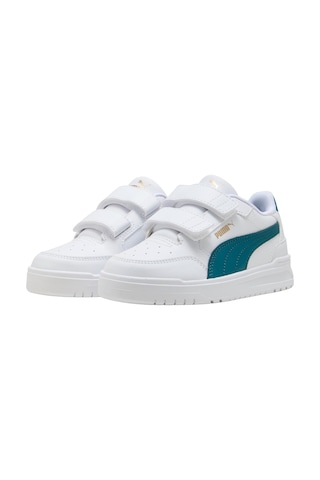 403740-05 Puma Shuffle Downtown Lo V Ps Çocuk Spor Ayakkabı Beyaz 403740-05