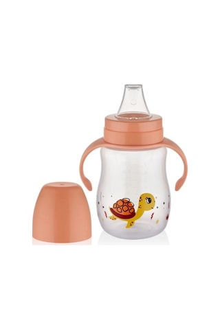 Babyjem Damlatmayan Suluk Alıştırma Bardağı 250 ml Turuncu