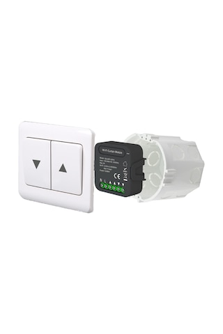 FONRI Wİ-Fİ PERDE PANJUR MODÜLÜ ANAHTAR ARKASI  ( TEK BAŞINA KULL