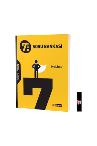 Hız Yayınları 7. Sınıf İngilizce Soru Bankası Hediyeli2022-23Yeni-Harry Potter Kitap Ayracı Hediye