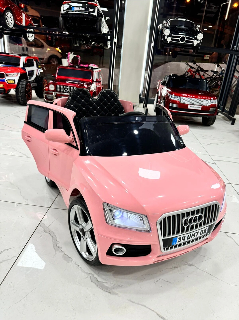 Oyuncaksepeti Öykü Bebek Dünyası Audi Suv O-7 Yaş 12 Volt Pembe