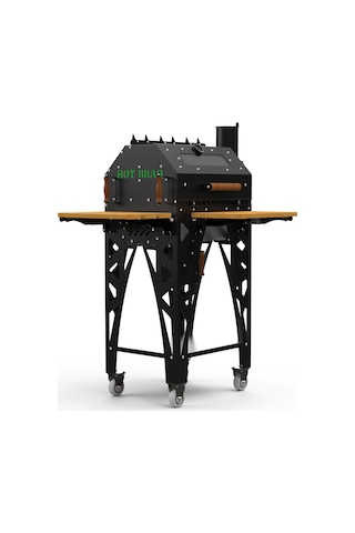Hot Quartz Short Mangal Barbekü Hotbbaq Kf-hb-009 Siyah
