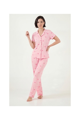 Lela Bayan Pijama Takımı 65750101y Açık Pembe