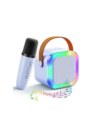 Karaoke Mikrofon Hoparlör Seti Mini 5365