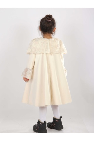 Xo Kids Kız Çocuk Elbise 6-10 Yaş 1620 Bej