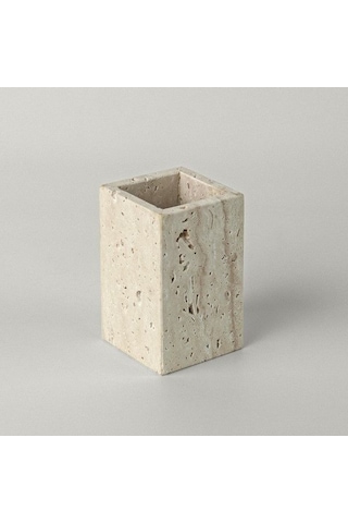 Linens Marble 7x7x11 Cm Diş Fırçalık Çok Renkli