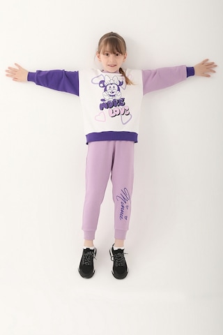 Minnie Mouse Krem Kız Çocuk Eşofman Takımı 5274-41271 Krem