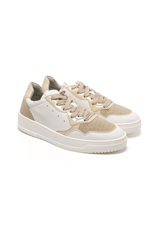 Sneaker Günlük Kadın Diğer 115580co Comart London 5580co Beige Bianco Beige Bianco Bej
