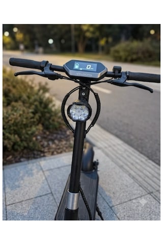 Motosiklet Ve Elektrikli Araç Uyumlu 6 Led'li 2 Modlu Beyaz Renk Mercekli Ek Aydınlatma Lambası 9-85v 2'li Paket