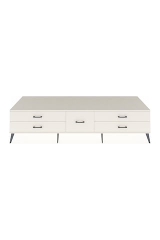 Kronos Tv Ünitesi 5 Çekmeceli 220x59x51 Aytaşı-antrasit/aytaşı Antrasıt/aytası - Aytası