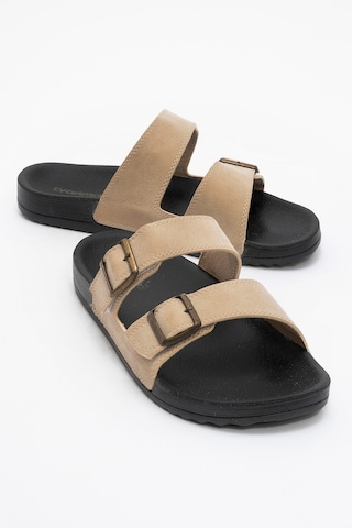 Carlaverde Anatomic Erkek Terlik 206005 Bej