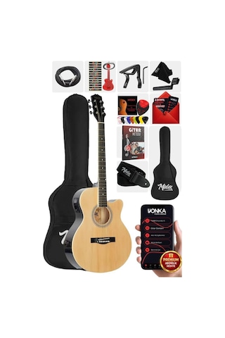 Midex Xc-300nt-eq Profesyonel Elektro Akustik Gitar 4/4 Yetişkin