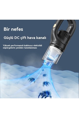 Jian Fan Taşın Kablosuz Elektrikli Süpürge Yşil
