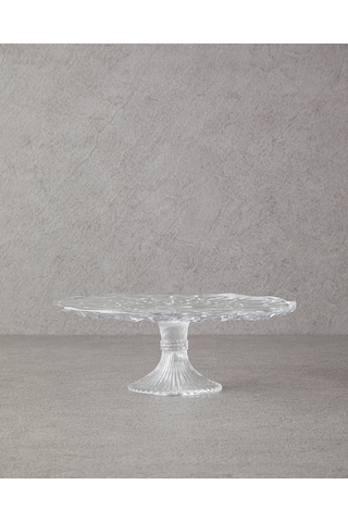 English Home Cyrus Cam Kek Standı 25 Cm Şeffaf