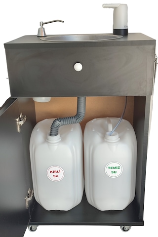 Seyyar Lavabo L20 Siyah Siyah