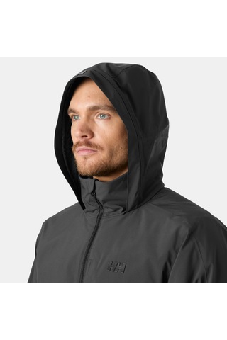 Helly Hansen Hp Racıng Lıfaloft Kapüşonlu Mont Gri