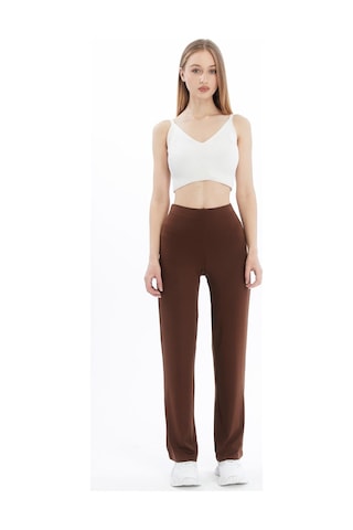 Penyebizden Extra Yumuşak Uzun Viskon Pantolon Home&outdoor-kahverengi